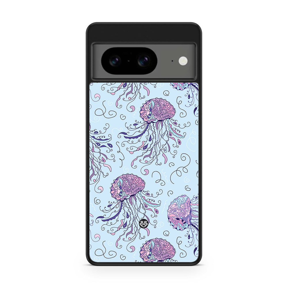 Google Pixel 8 Case - Jellyfish Pattern