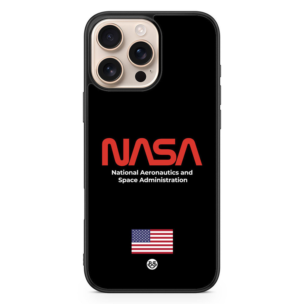 iPhone 16 Pro Max Case - NASA Worm Black
