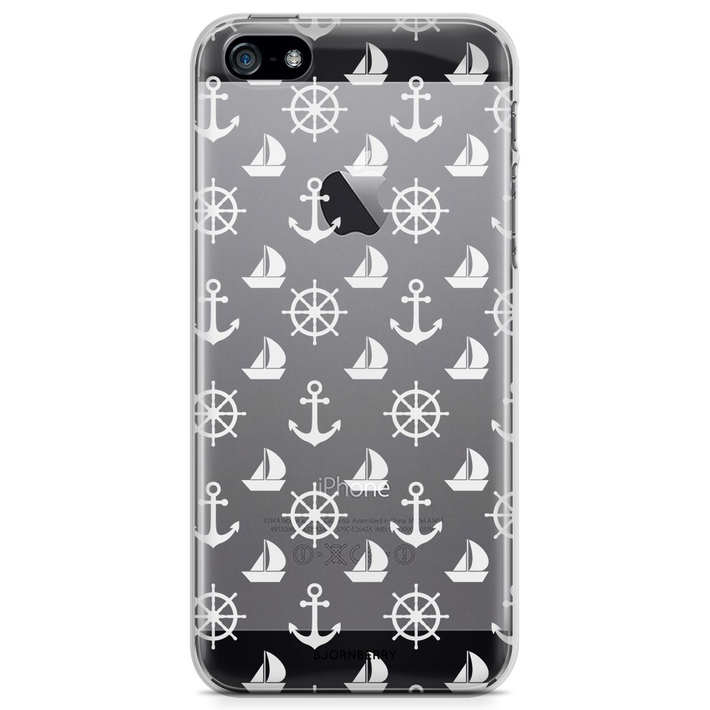 iPhone 5/5S/SE (2016) TPU Case - Sailing Pattern