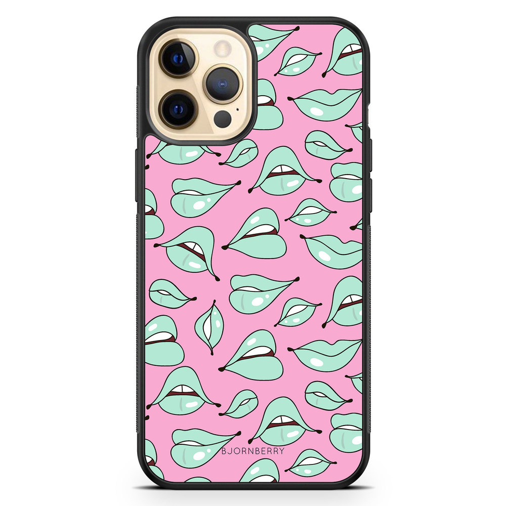 iPhone 12 Pro Max Case - Green Lips