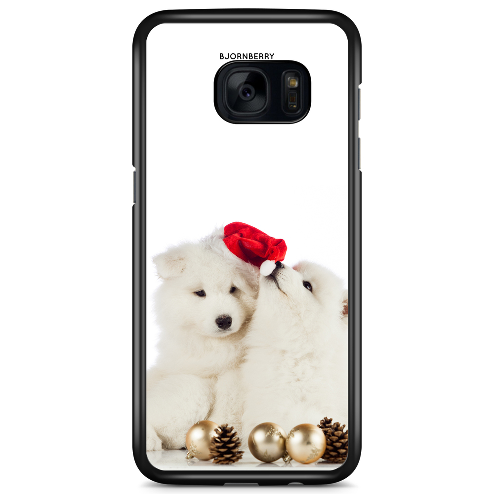 Samsung Galaxy S7 Edge Case - Christmas Dogs