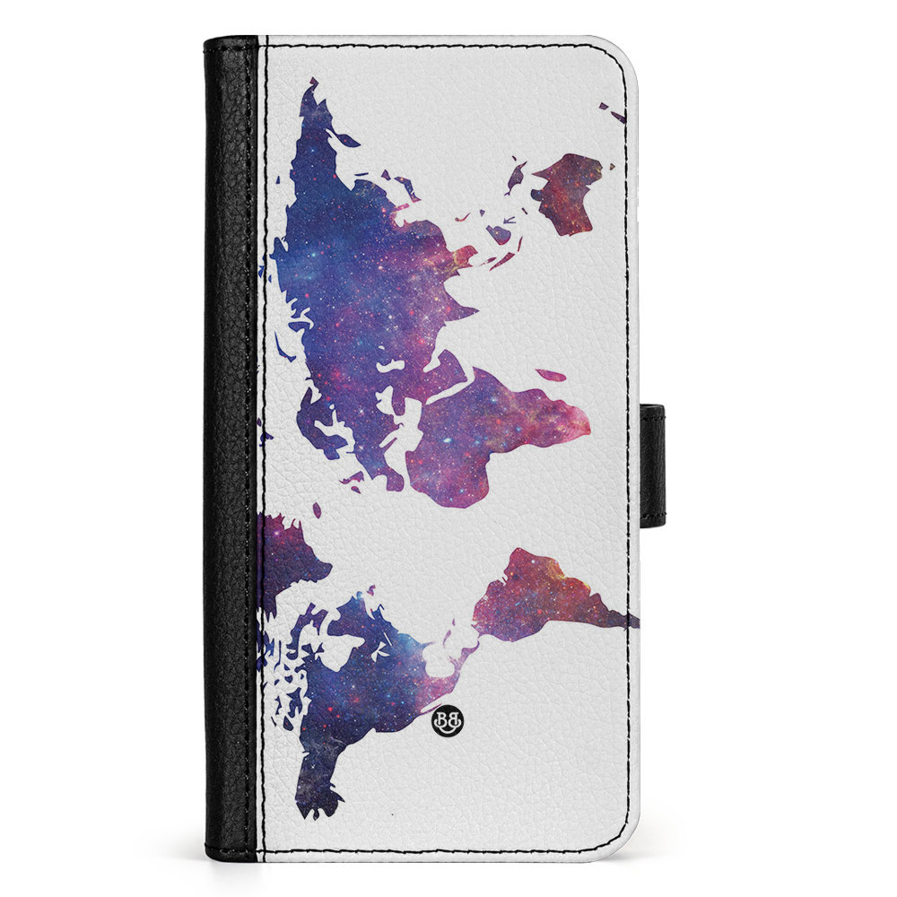 Xiaomi 13T Wallet Case - World Map Space