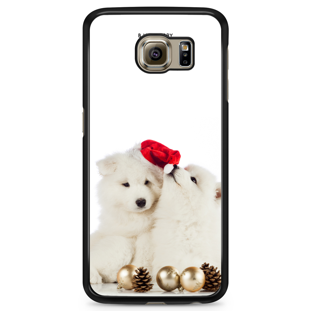 Samsung Galaxy S6 Edge Case - Christmas Dogs
