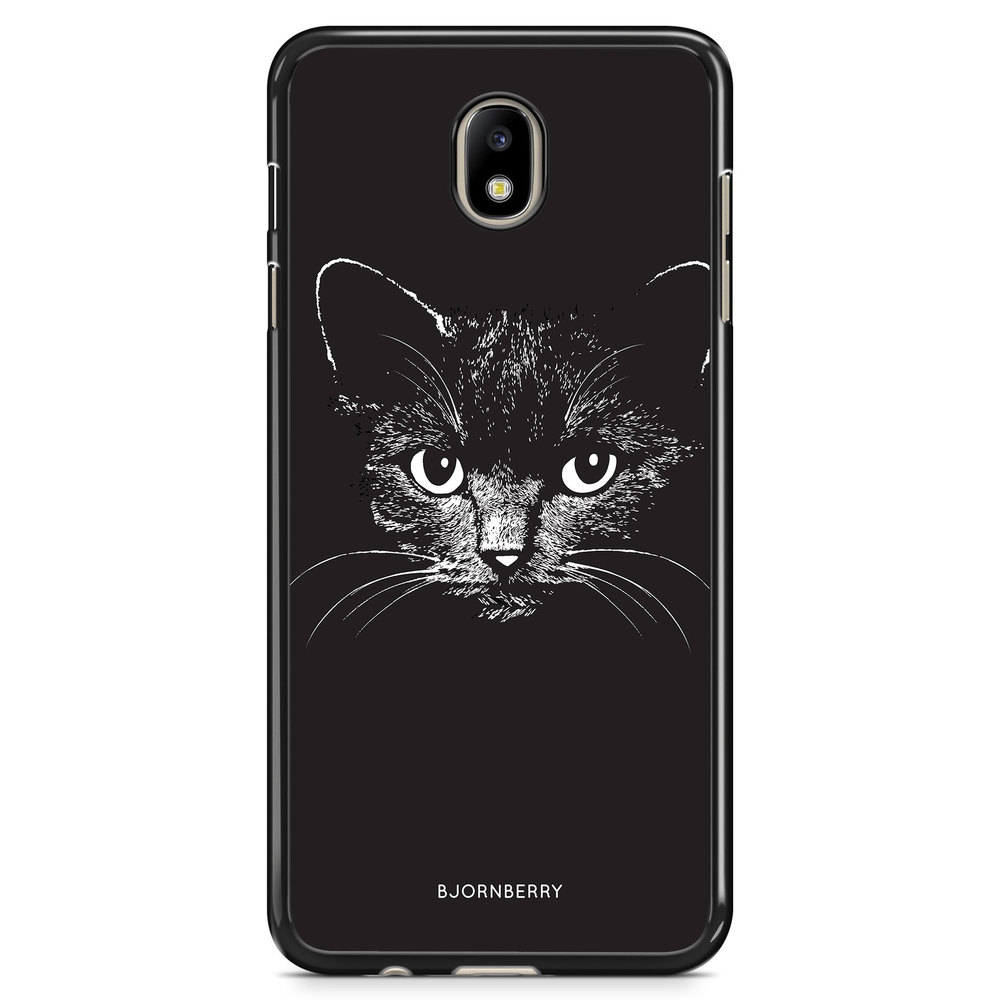 Samsung Galaxy J7 (2017) Case - Black/White Cat