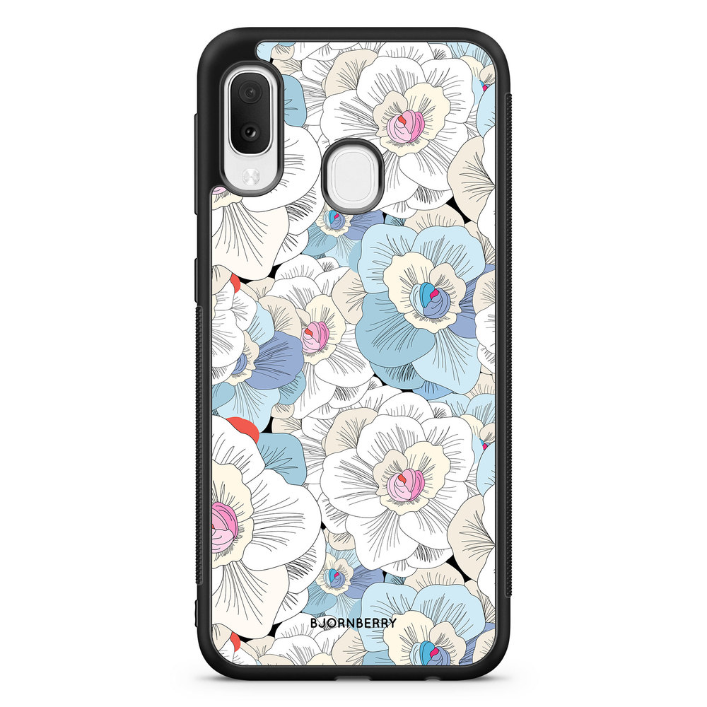 Samsung Galaxy A20e Case - Delicate Flowers