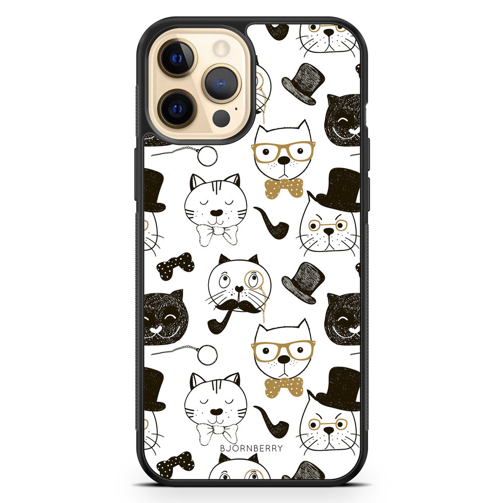 iPhone 12 Pro Max Case - Cartoon Cats