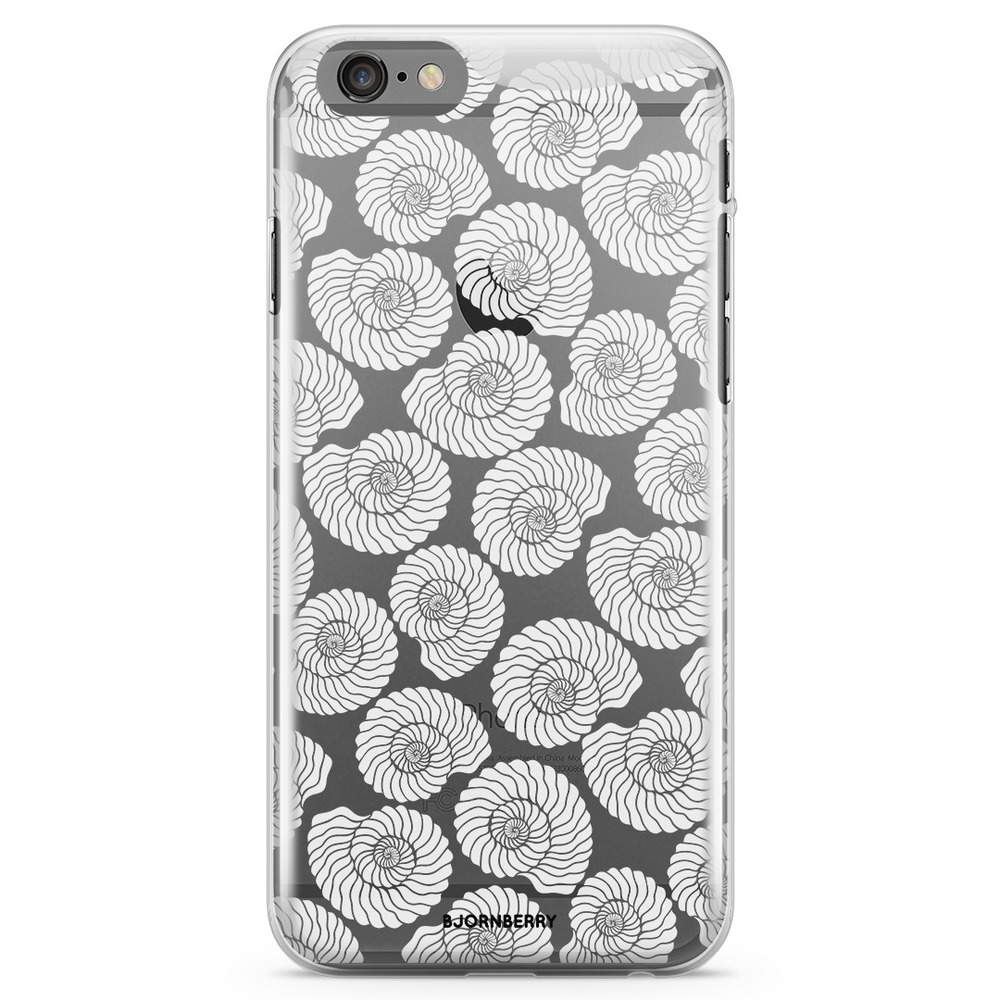 iPhone 6 Plus/6s Plus TPU Case - Seashell BW