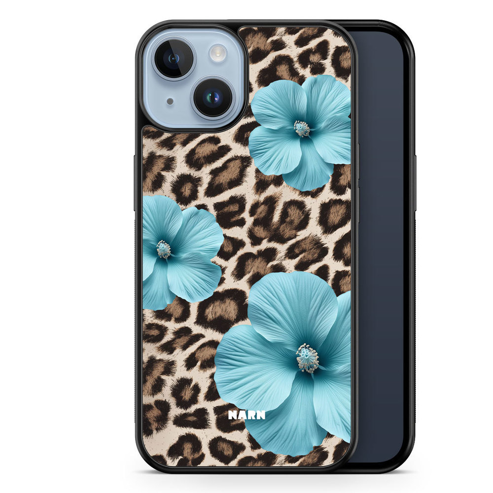 iPhone 14 Plus Skal - Turquoise Leopard | Mobilskal & Mobilfodral BJORNBERRY