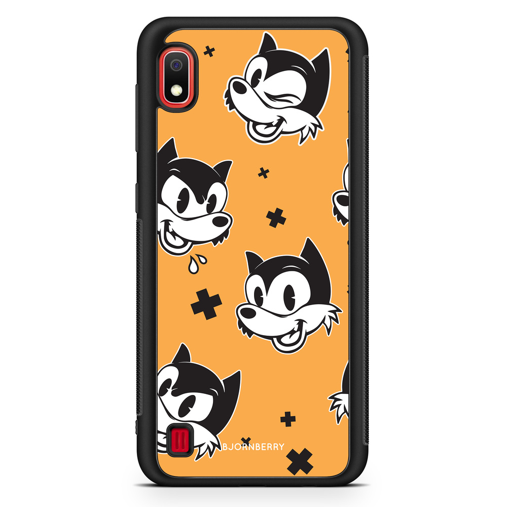 Samsung Galaxy A10 Case - Vintage Wolves