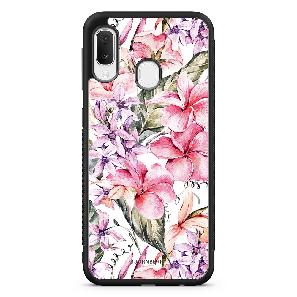 Samsung Galaxy A20e Case - Watercolor Flowers
