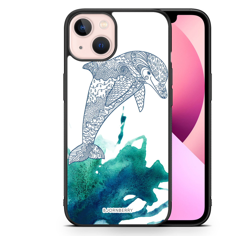 iPhone 13 Case - Mandala Dolphine
