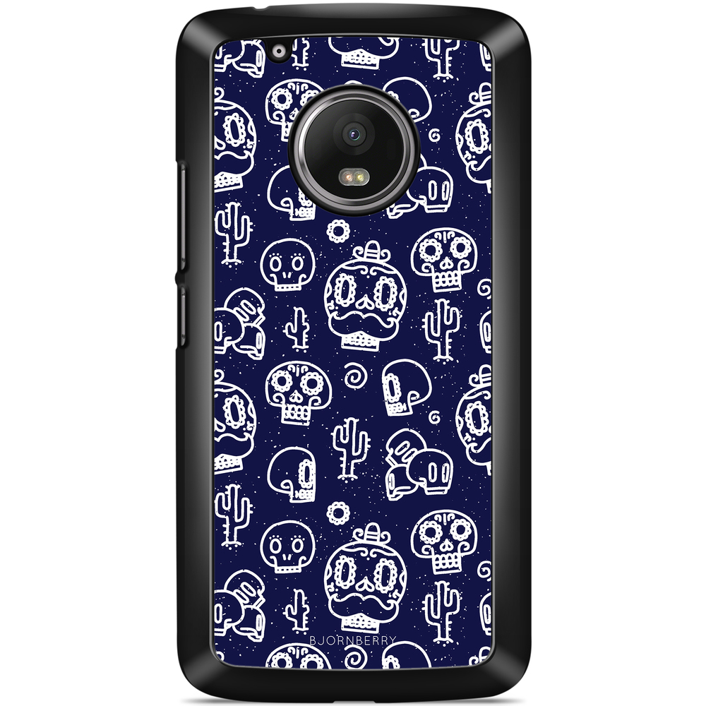 Moto G5 Plus Case - Oldschool Skulls