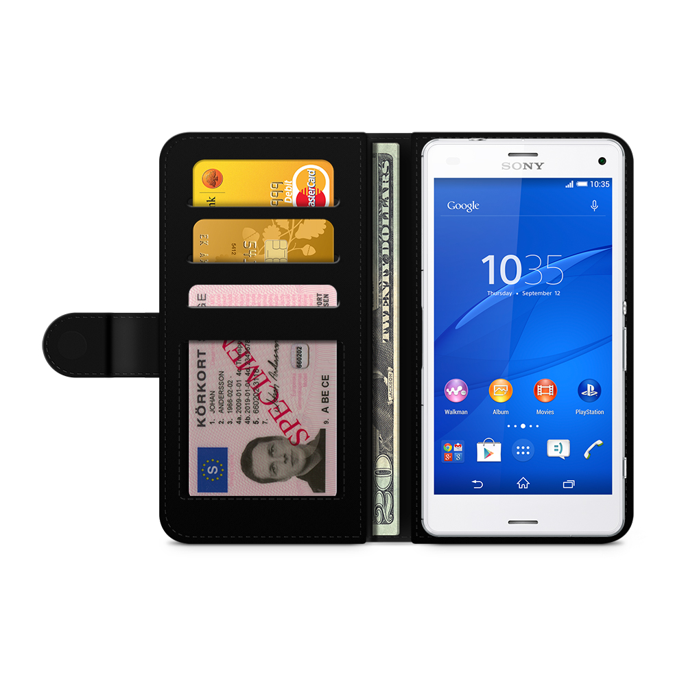 Sony Xperia Z3 Compact Wallet Case - Burn out - 2