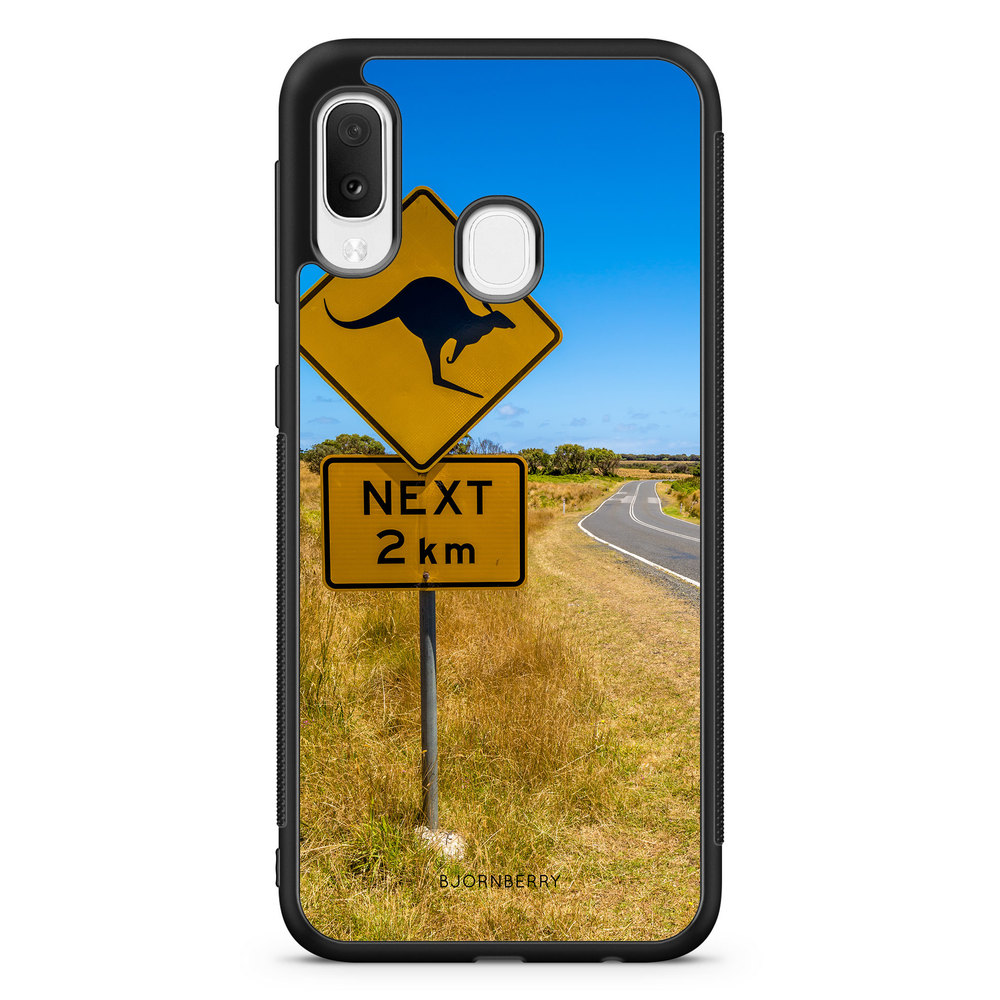 Samsung Galaxy A20e Case - Kangaroo Sign