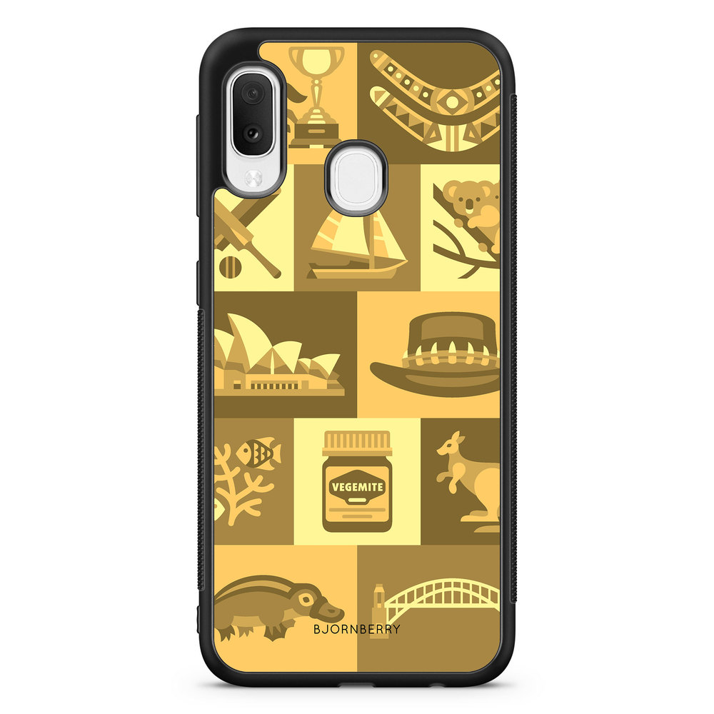 Samsung Galaxy A20e Case - Australian Pattern