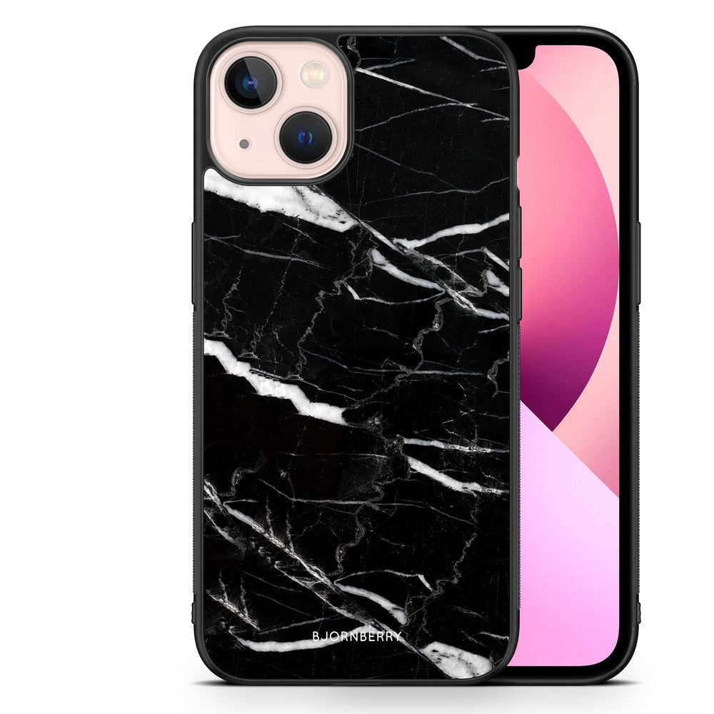 iPhone 13 Case - Black Marble