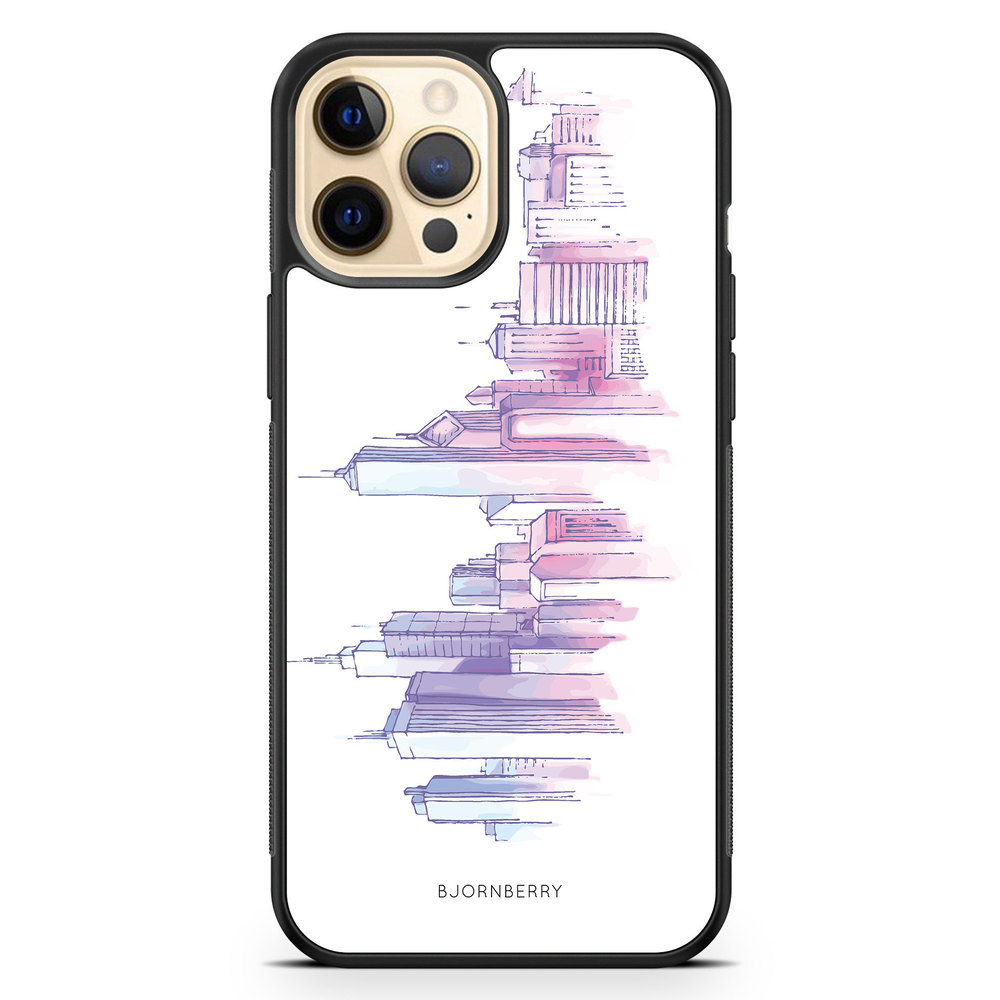 iPhone 12 Pro Max Case - Watercolor Skyline