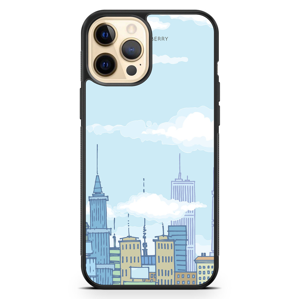 iPhone 12 Pro Max Case - Cartoon Skyline