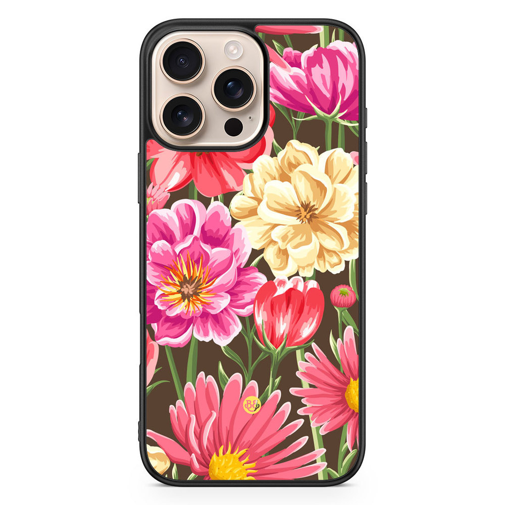 iPhone 16 Pro Max Case - Seamless Flowers