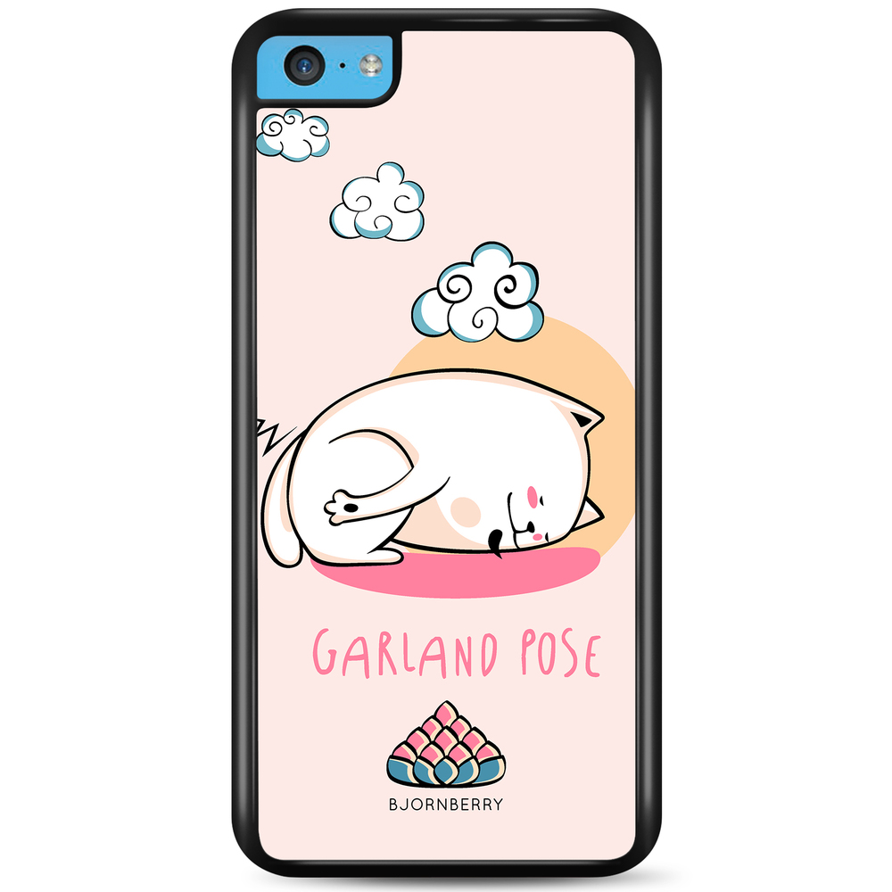 iPhone 5C Case - Yoga Cat Garland