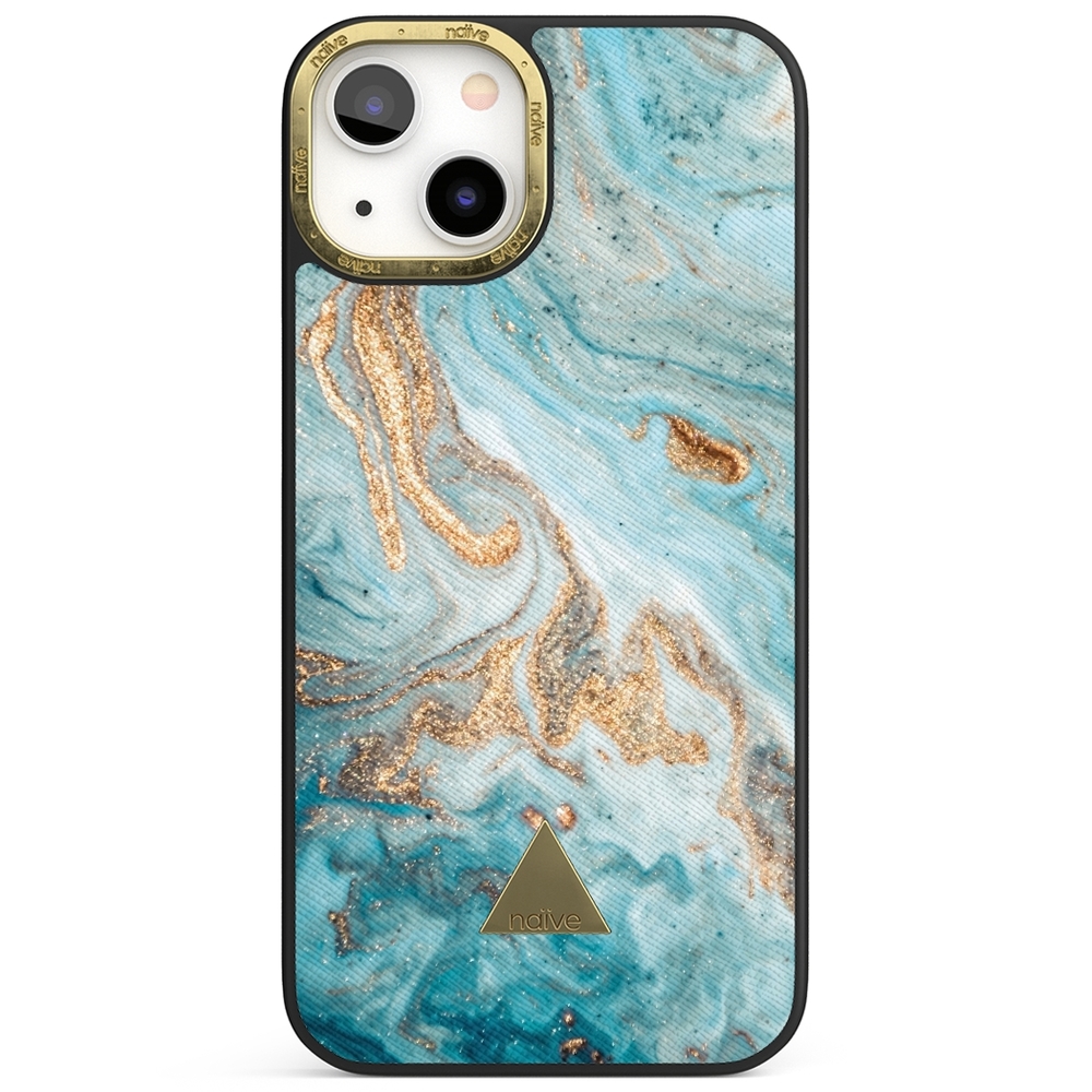 Naive iPhone 13 Case - Turquoise Dream
