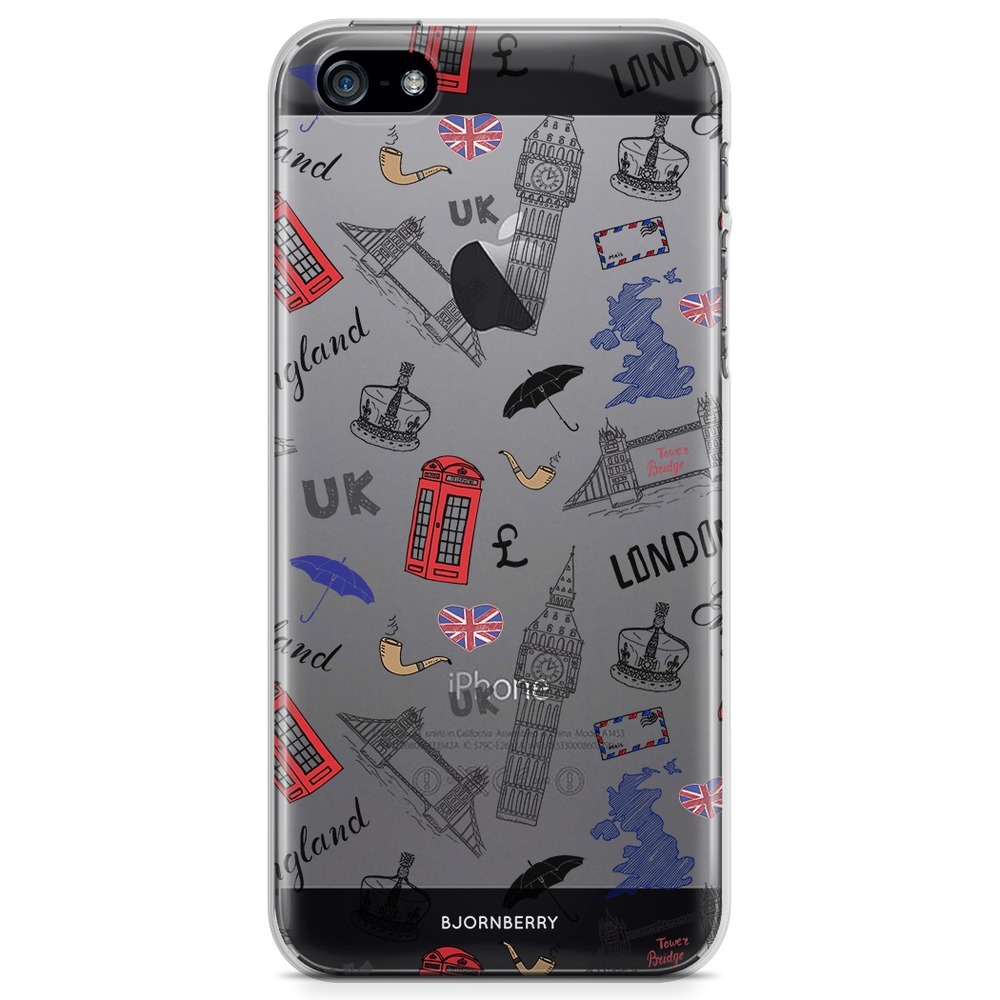 iPhone 5/5S/SE (2016) TPU Case - UK Pattern