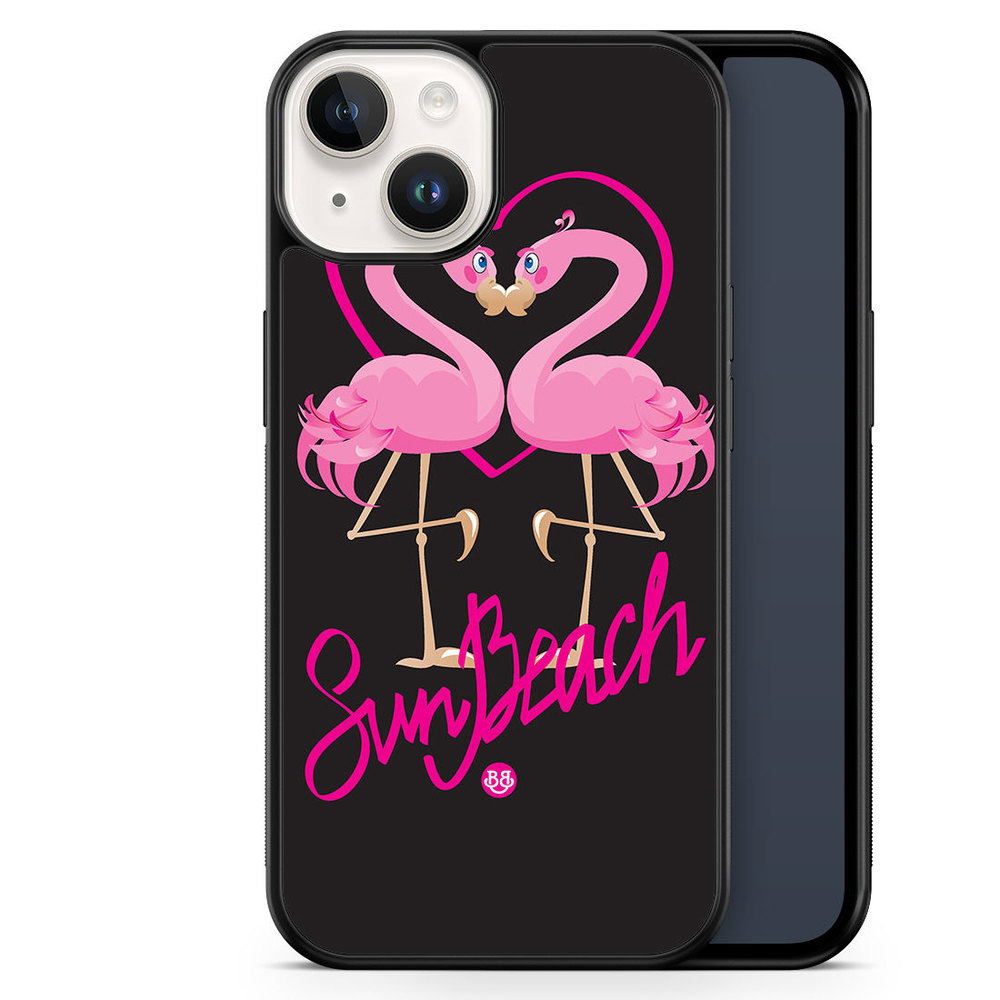 iPhone 14 Case - Sun Beach Flamingo