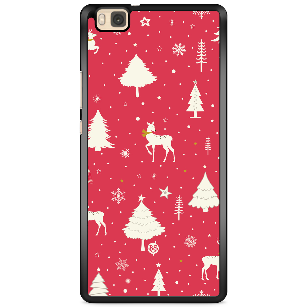 Huawei P8 Lite Case - Red Christmas