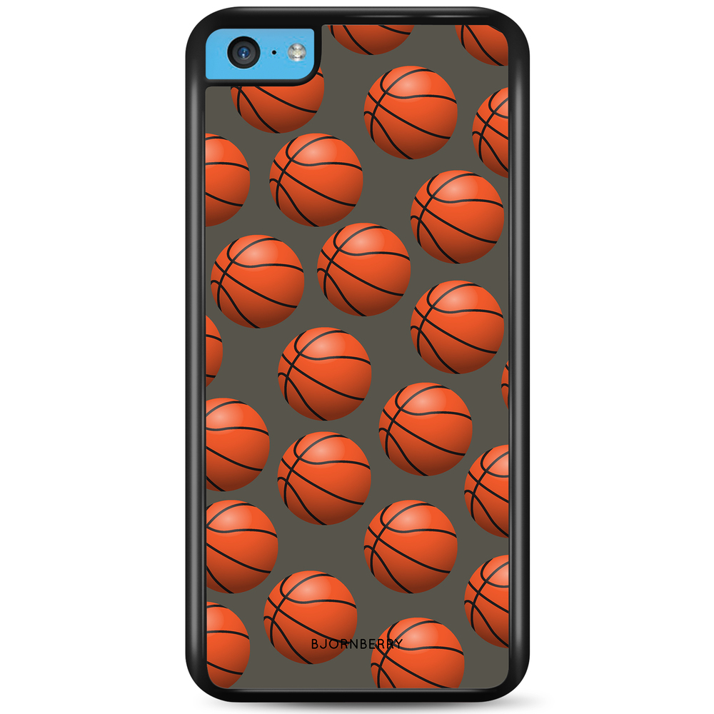 iPhone 5C Case - Basketballs Pattern