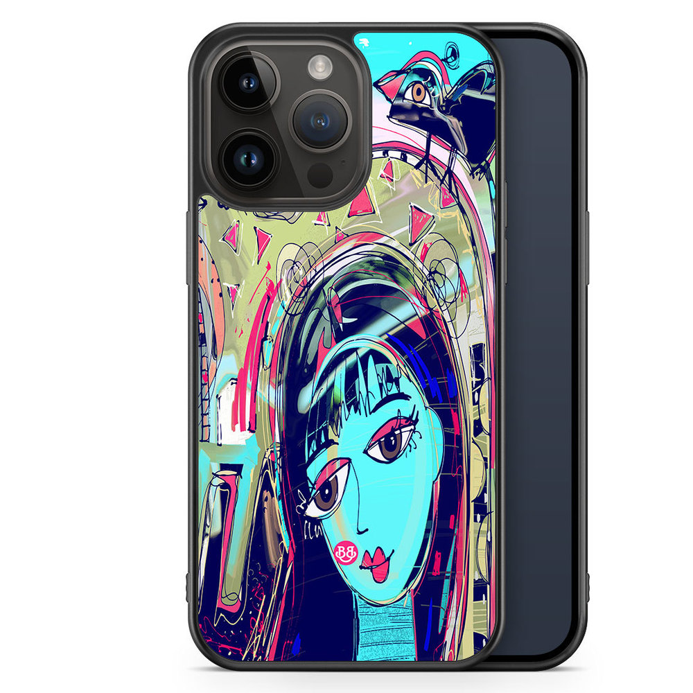 iPhone 14 Pro Max Case - Abstract Cat