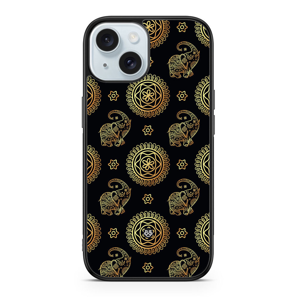 iPhone 15 Case - Elephant Gold