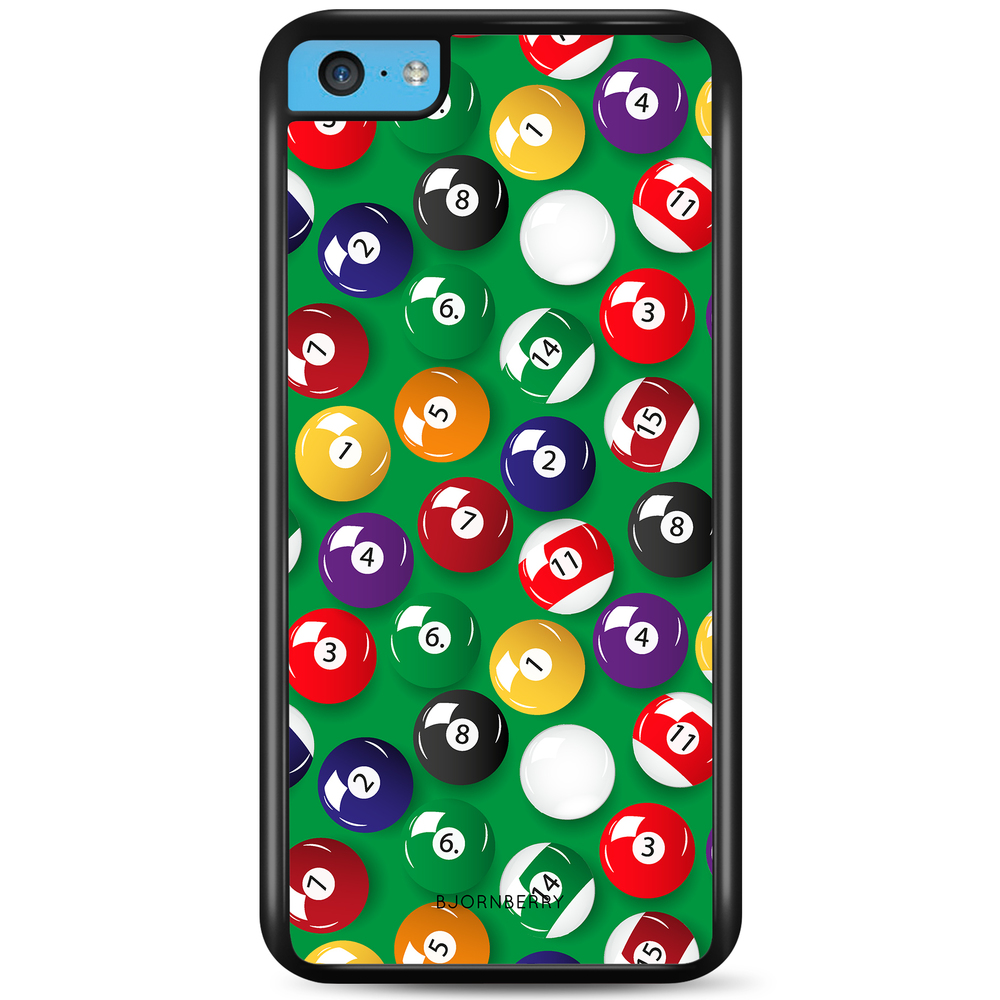 iPhone 5C Case - Pool Balls