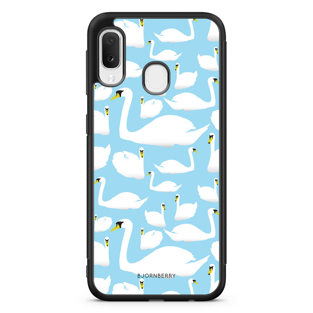 Samsung Galaxy A20e Case - Swan