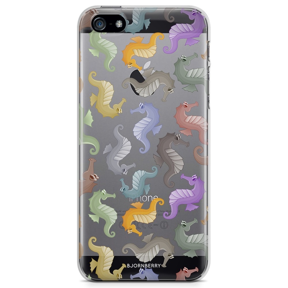 iPhone 5/5S/SE (2016) TPU Case - Seahorses