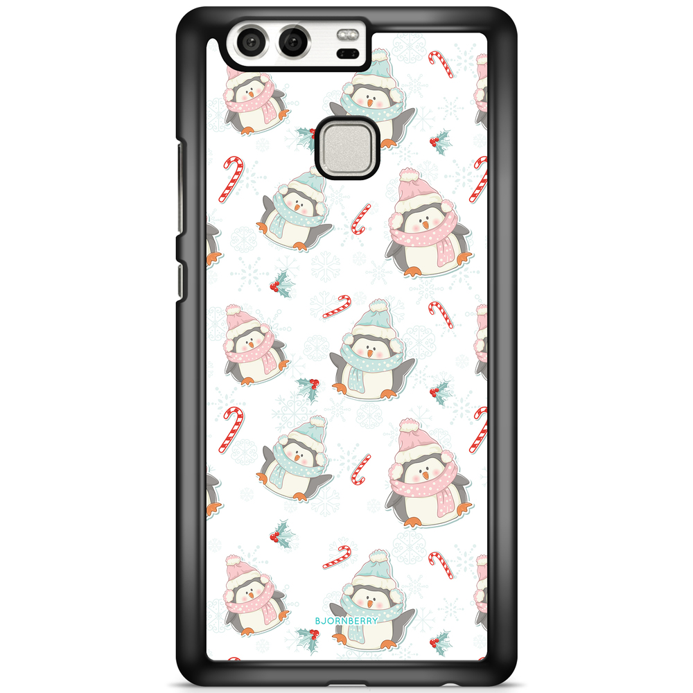 Huawei P9 Plus Case - Christmas Penguins