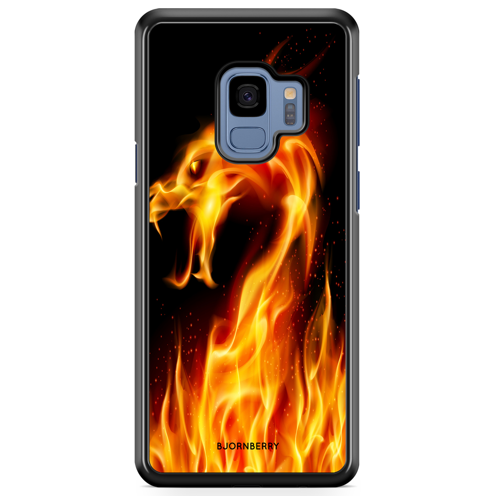 Samsung Galaxy S9 Case - Flames Dragon