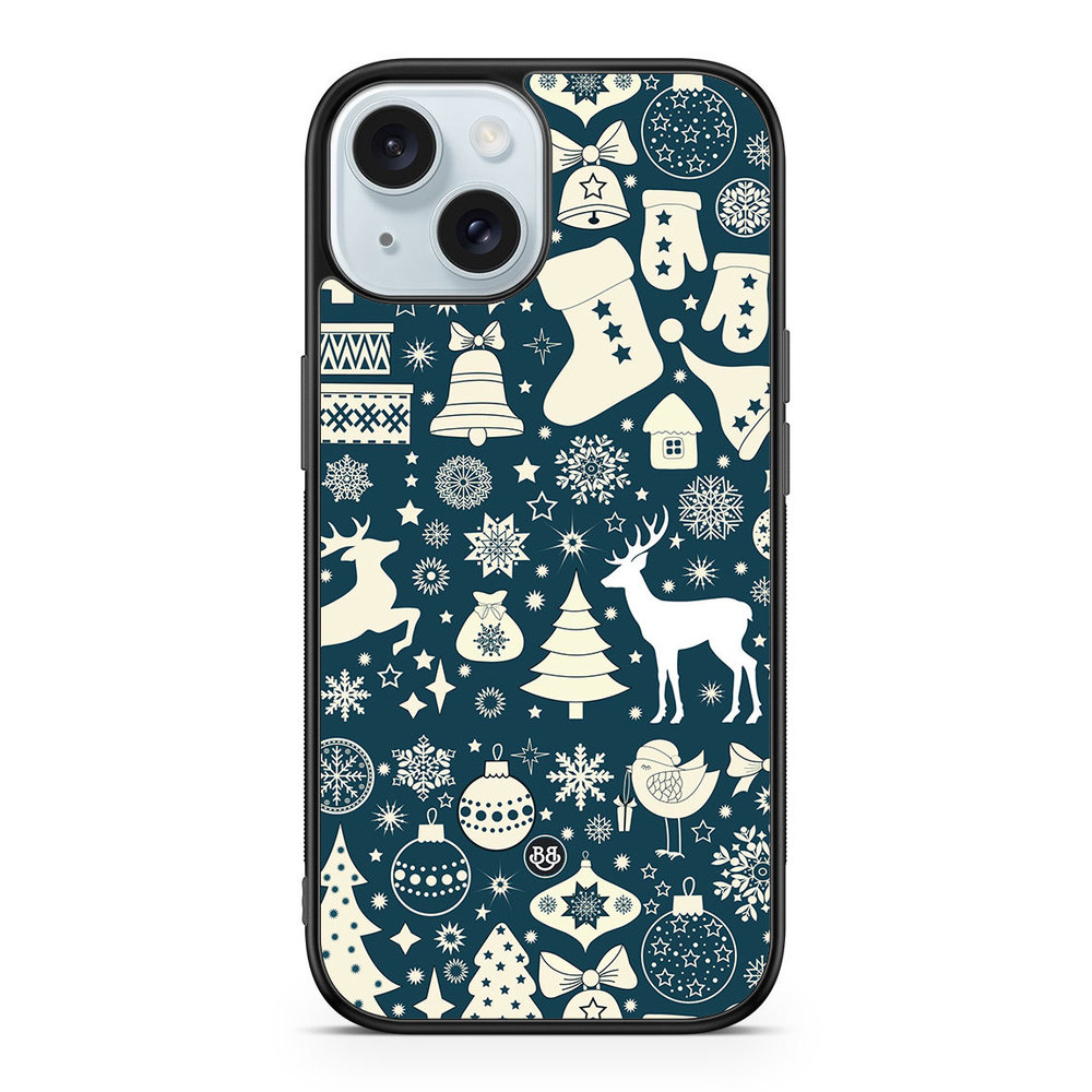 iPhone 15 Case - Reindeers & Spruces
