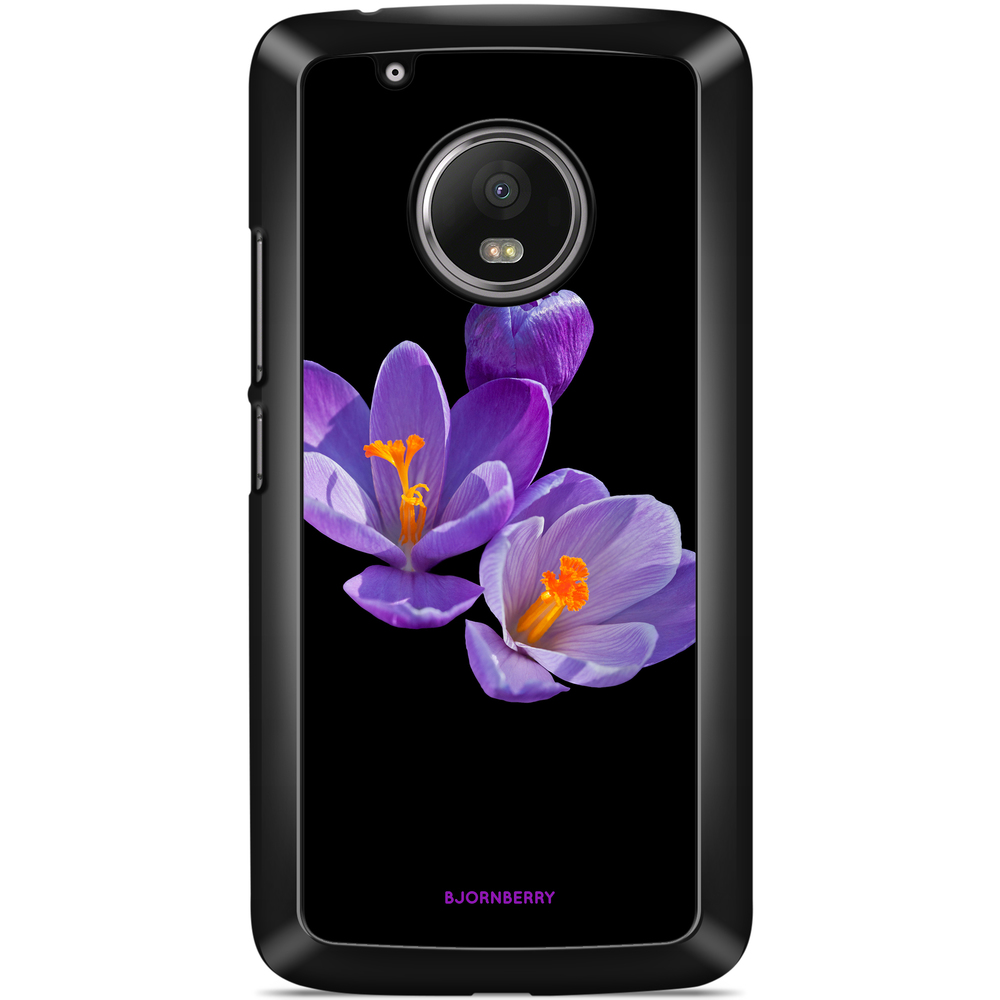 Motorola/Lenovo Moto G5 Skal - Lila Blommor
