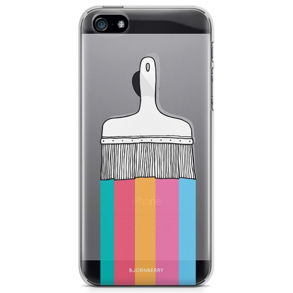 iPhone 5/5S/SE (2016) TPU Case - Paint Brush