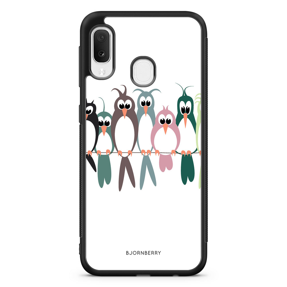 Samsung Galaxy A20e Case - Birds on a string