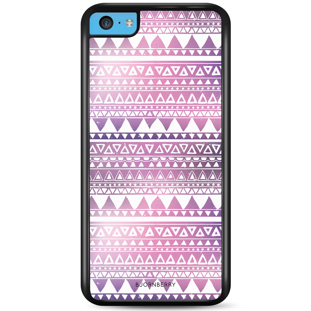 iPhone 5C Case - Purple Aztec