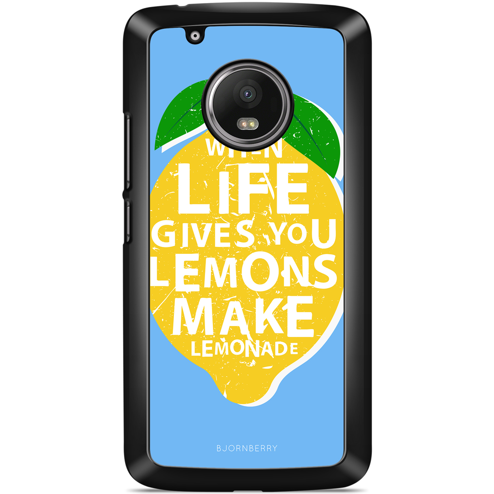Moto G5 Plus Case - Lemon Quote
