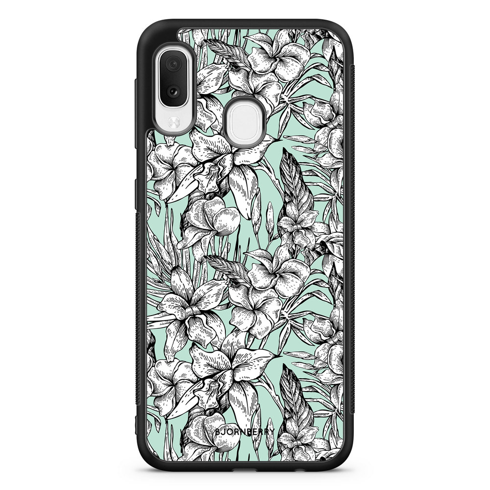 Samsung Galaxy A20e Case - Vintage Floral