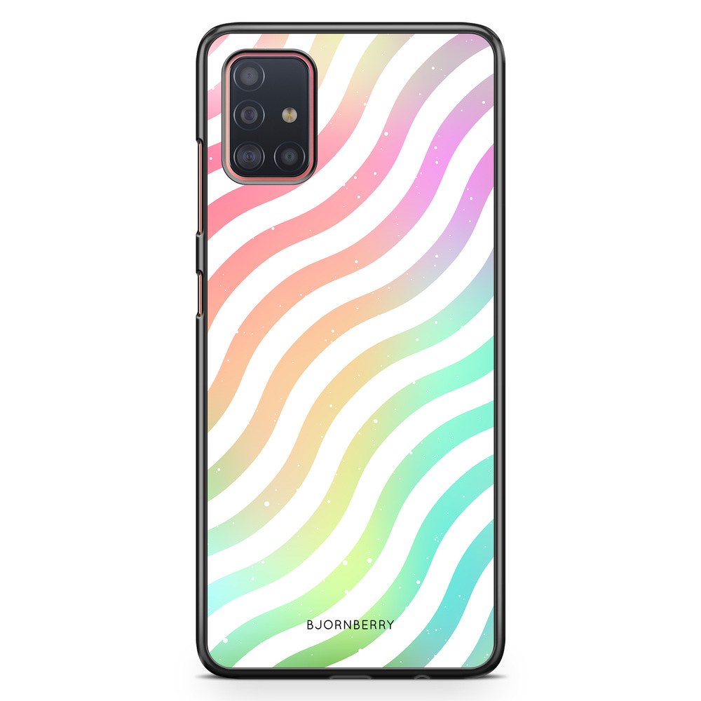 Samsung Galaxy A51 Case - Wavy Rainbow