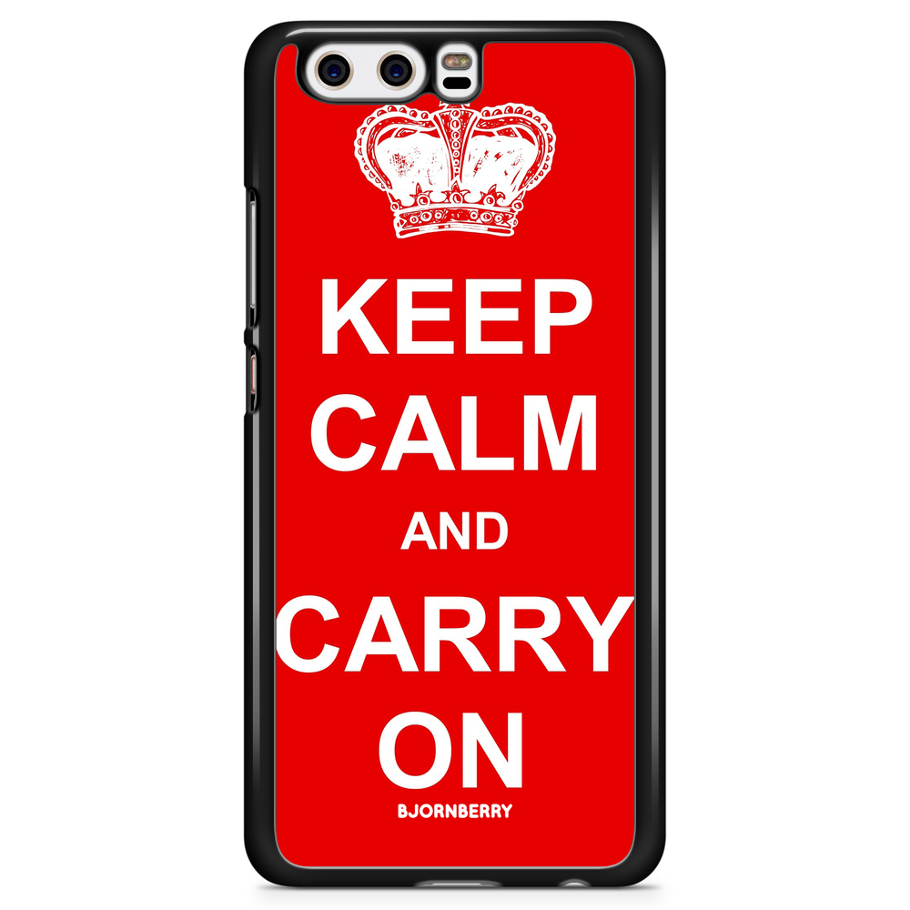 Huawei P10 Case - Keep calm carry on