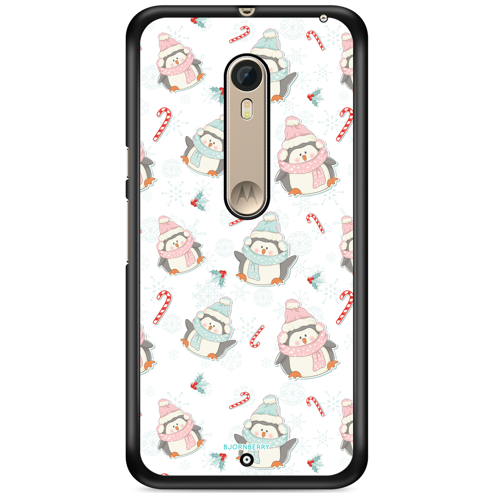Moto X Style Case - Christmas Penguins