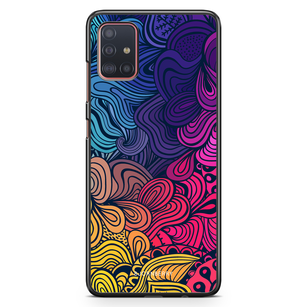 Samsung Galaxy A51 Case - Retro Flowers