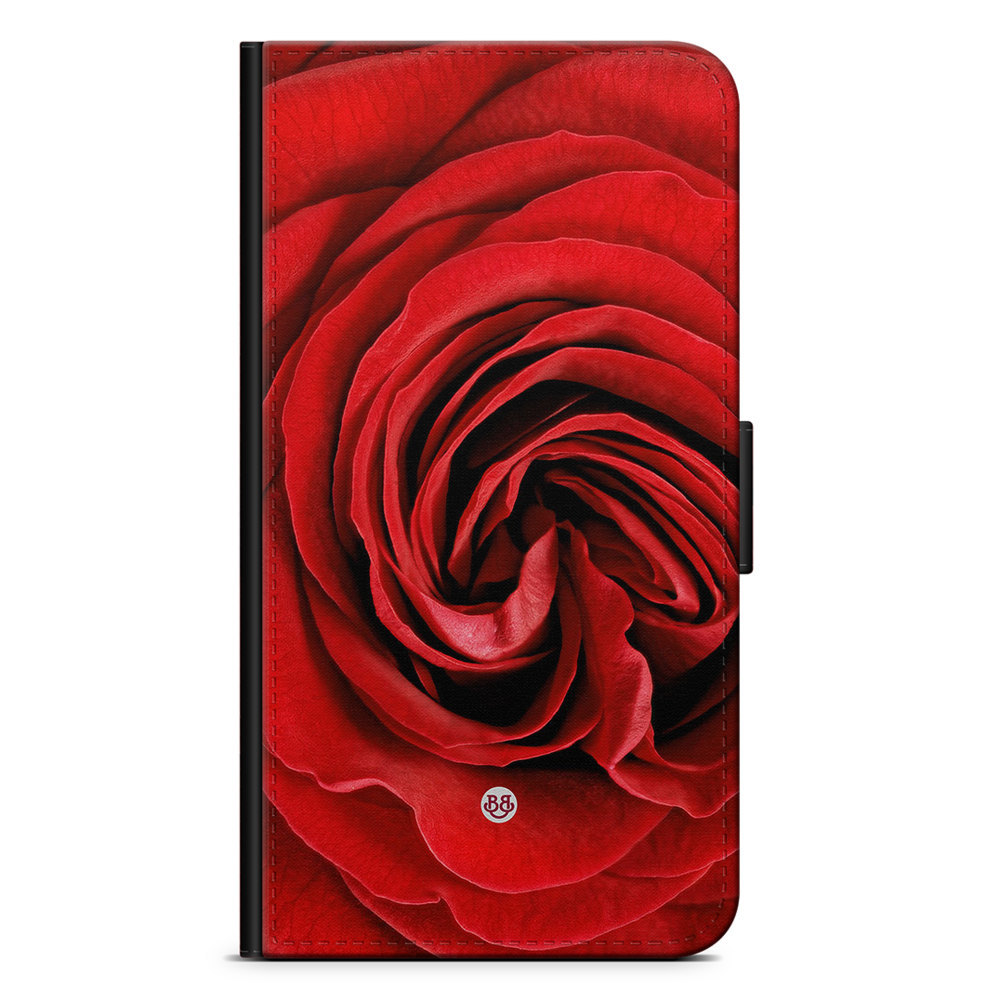 Xiaomi 12 Pro Wallet Case - Red Rose