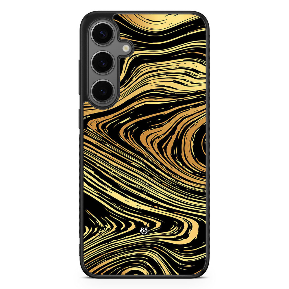 Samsung Galaxy S24 Plus Case - Gold Marble