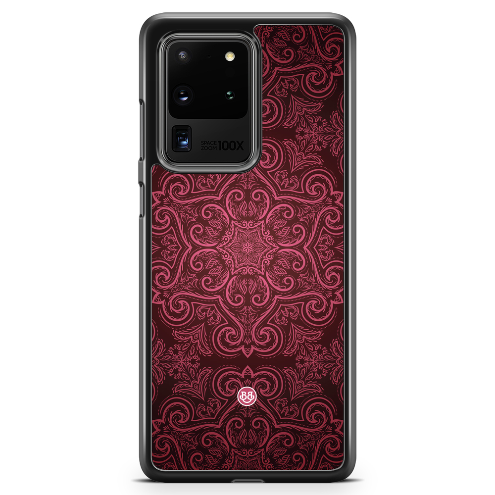 Samsung Galaxy S20 Ultra Case - Red Retro Pattern